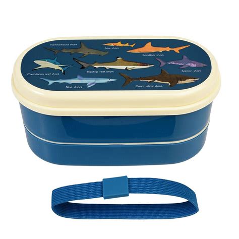 buy metal shark lunch box|shark bento box.